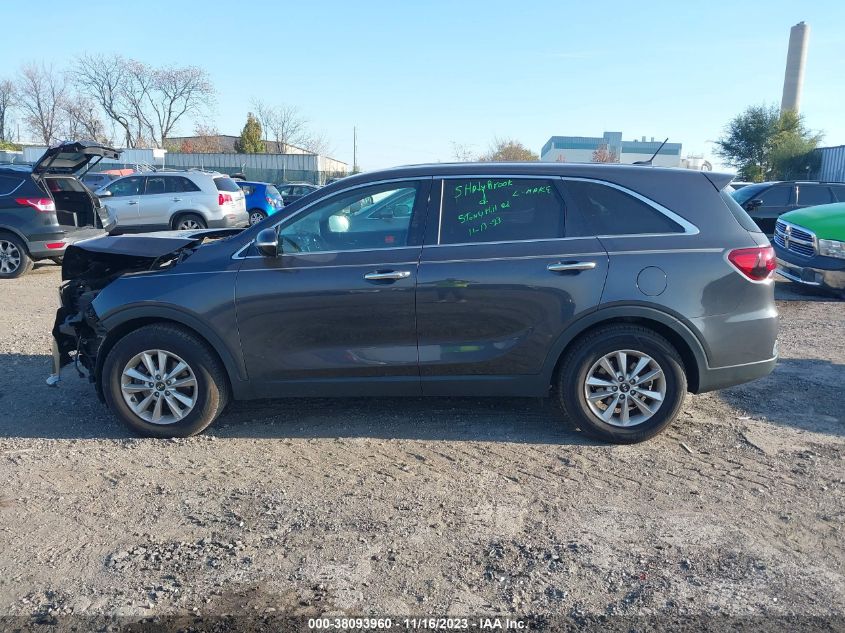 2019 KIA SORENTO 2.4L LX - 5XYPG4A39KG456554