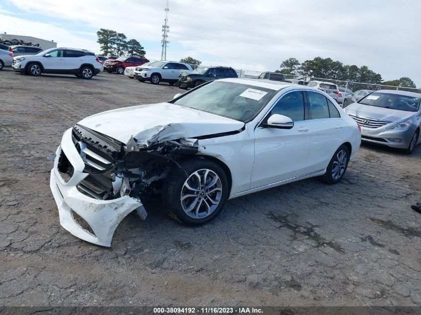 VIN 55SWF4JB9JU237653 2018 MERCEDES-BENZ C 300
