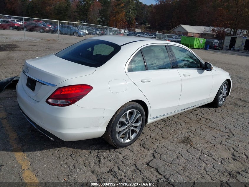 VIN 55SWF4JB9JU237653 2018 MERCEDES-BENZ C 300
