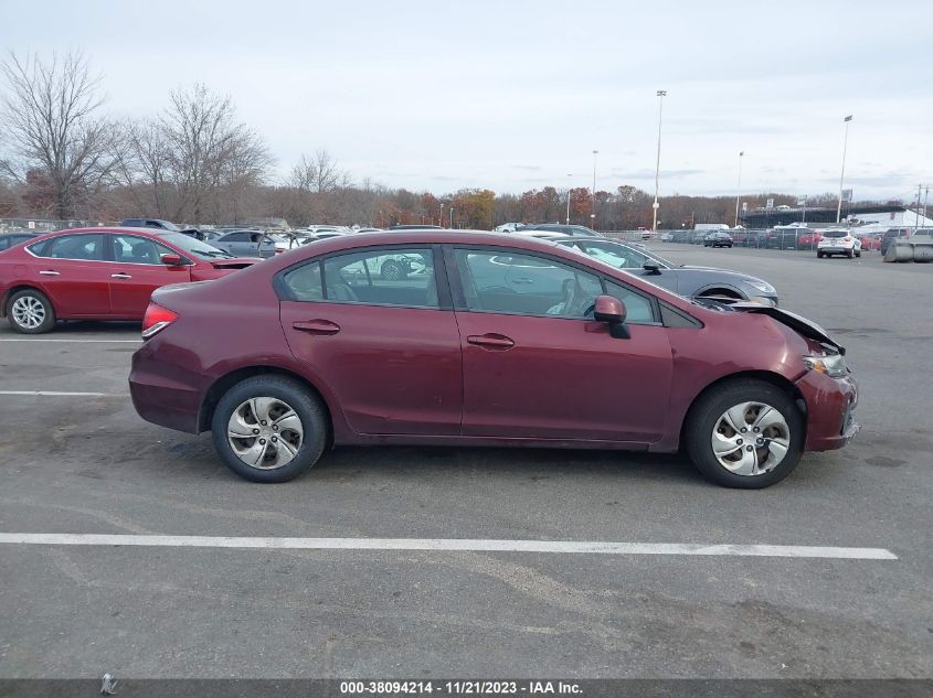 2013 HONDA CIVIC LX - 19XFB2F51DE257457
