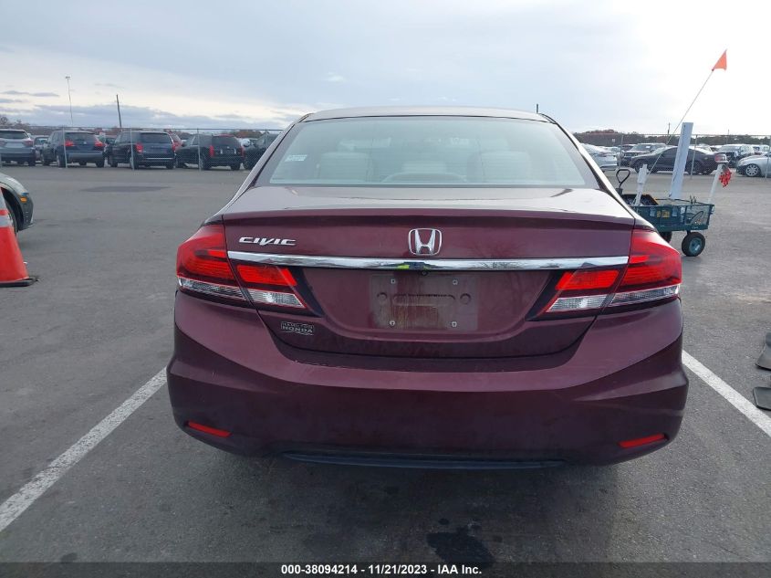 2013 HONDA CIVIC LX - 19XFB2F51DE257457