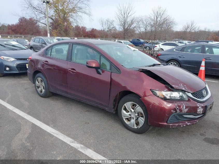 2013 HONDA CIVIC LX - 19XFB2F51DE257457