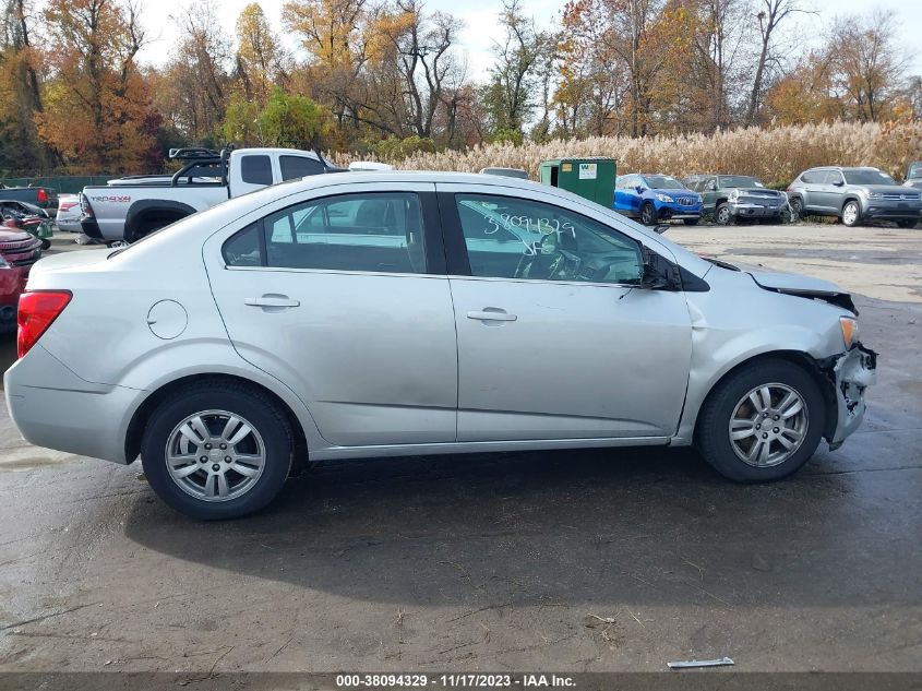 2013 CHEVROLET SONIC LT AUTO - 1G1JC5SH6D4189529