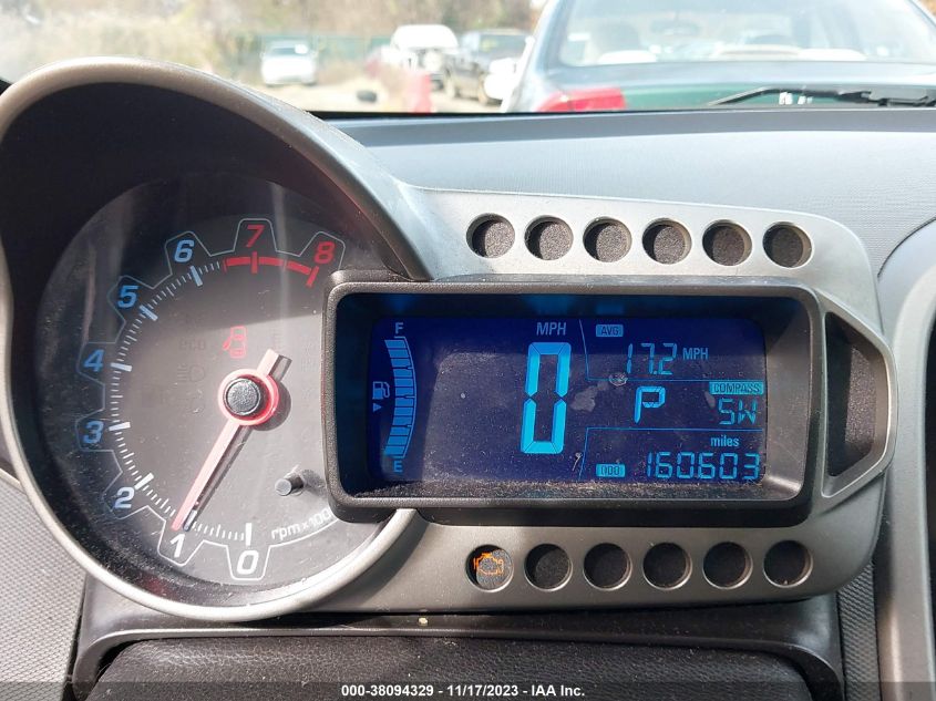 2013 CHEVROLET SONIC LT AUTO - 1G1JC5SH6D4189529