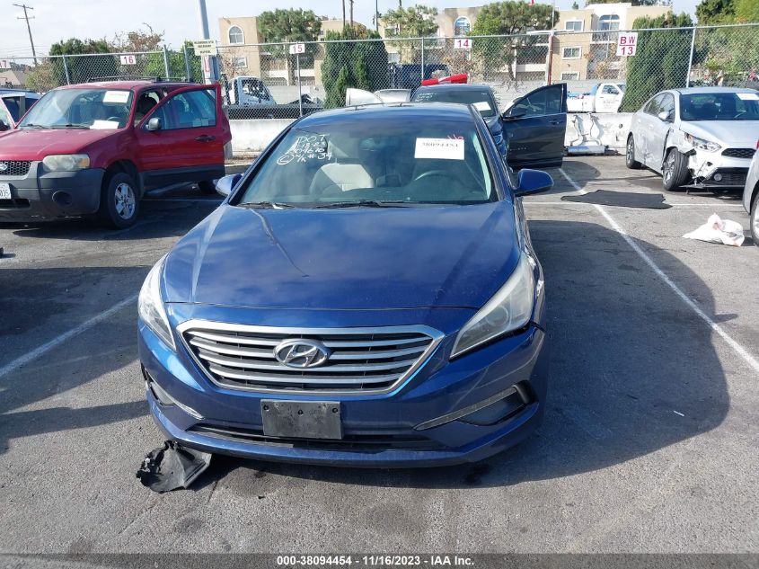 2015 HYUNDAI SONATA SE - 5NPE24AF3FH172397