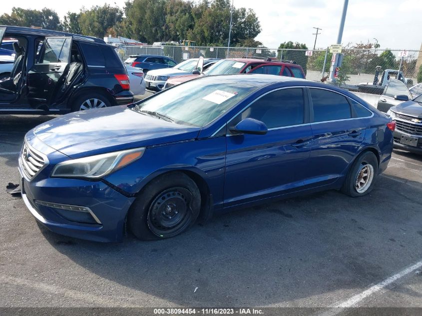 2015 HYUNDAI SONATA SE - 5NPE24AF3FH172397