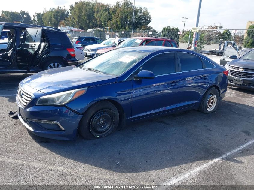 2015 HYUNDAI SONATA SE - 5NPE24AF3FH172397