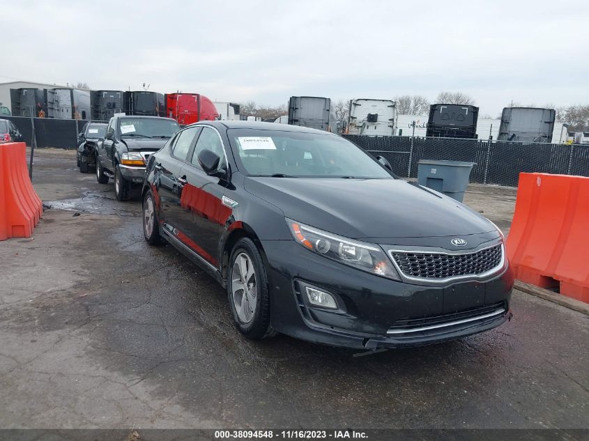 2015 KIA OPTIMA HYBRID - KNAGM4ADXF5086499