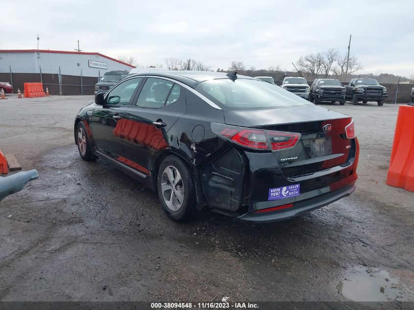 2015 KIA OPTIMA HYBRID - KNAGM4ADXF5086499