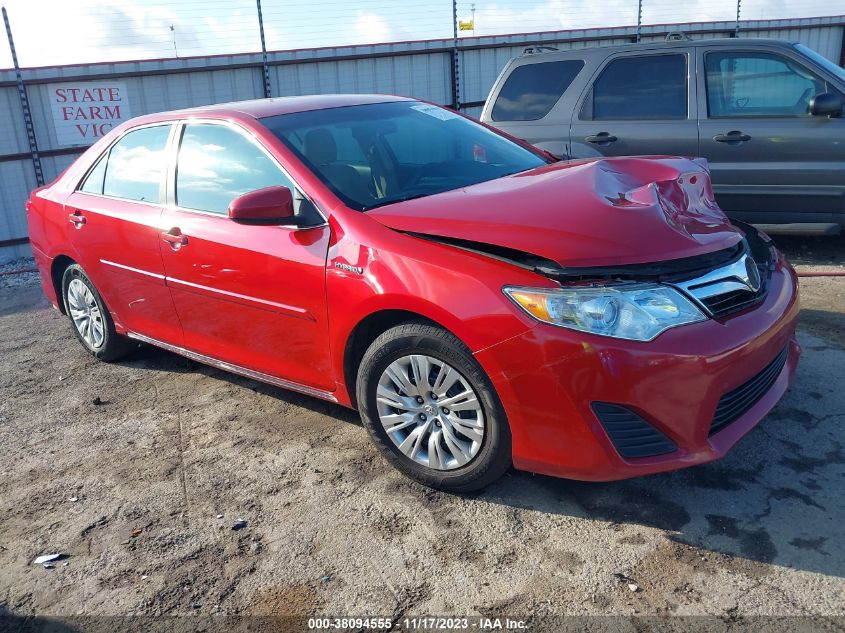 2014 TOYOTA CAMRY HYBRID LE - 4T1BD1FK3EU132502