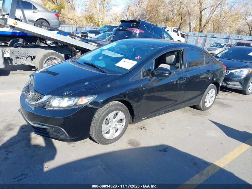 2014 HONDA CIVIC LX - 19XFB2F50EE031928