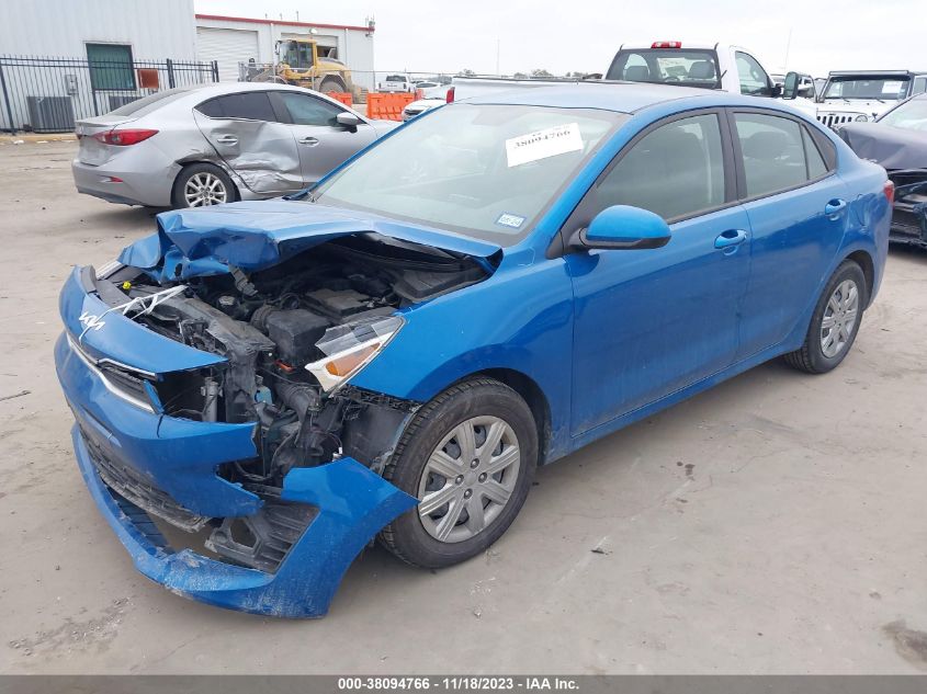 2022 KIA RIO LX/S - 3KPA24AD6NE485394
