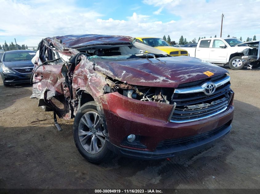 2016 TOYOTA HIGHLANDER LE PLUS V6 - 5TDZKRFHXGS171087