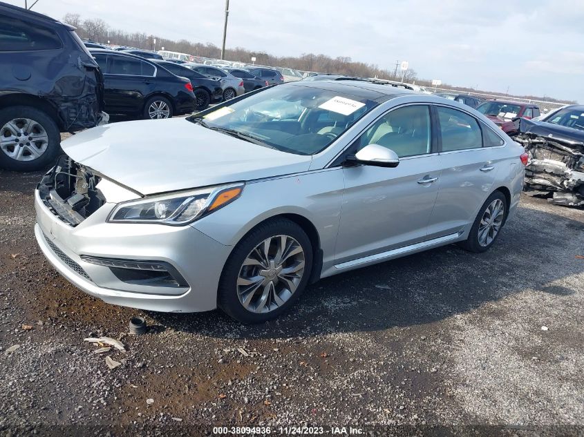 2015 HYUNDAI SONATA LIMITED 2.0T - 5NPE34AB9FH164394