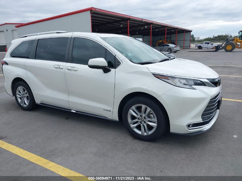 5TDZRKEC1MS013886 2021 TOYOTA SIENNA, photo no. 1