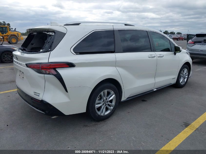 5TDZRKEC1MS013886 2021 TOYOTA SIENNA, photo no. 4