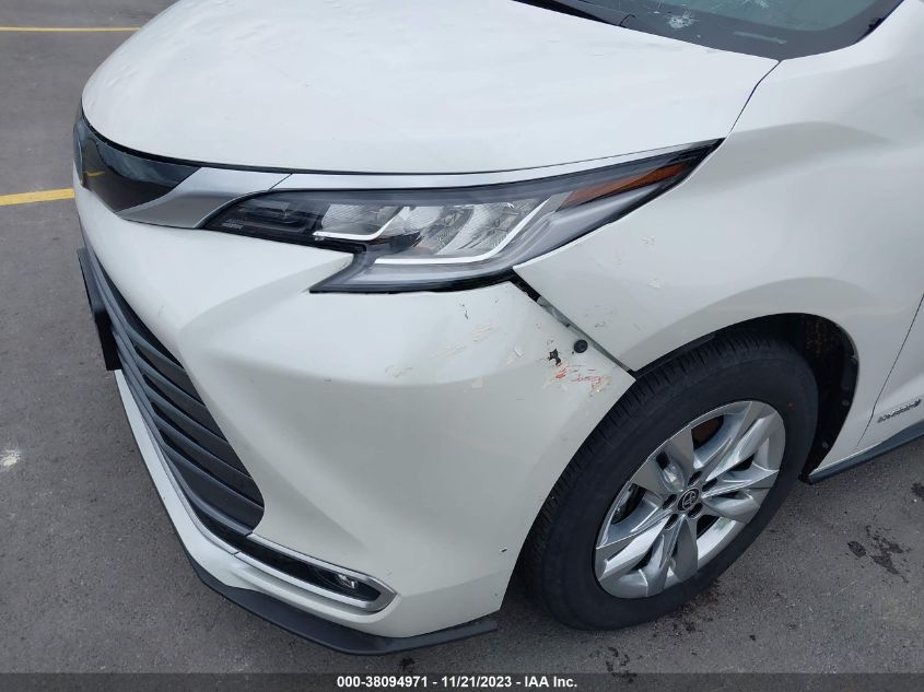 5TDZRKEC1MS013886 2021 TOYOTA SIENNA, photo no. 6