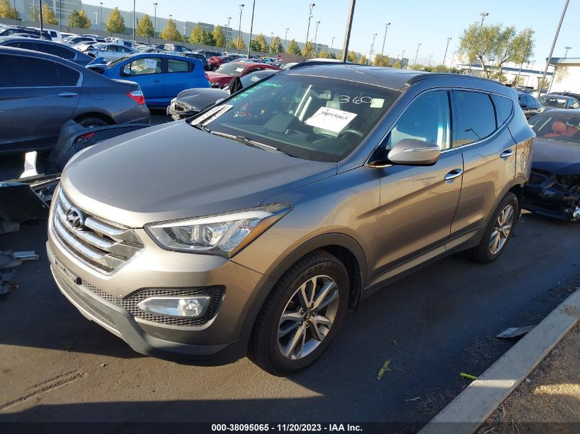 2014 HYUNDAI SANTA FE SPORT 2.0L TURBO - 5XYZUDLA1EG190576