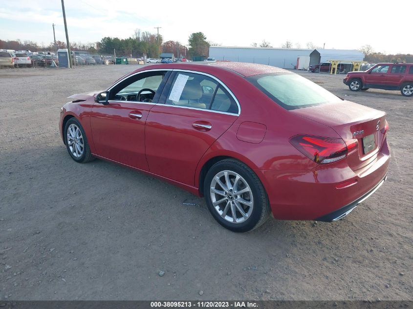 2021 MERCEDES-BENZ A 220 W1K3G4EB3MJ269190