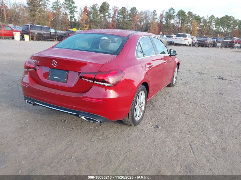 2021 MERCEDES-BENZ A 220 W1K3G4EB3MJ269190