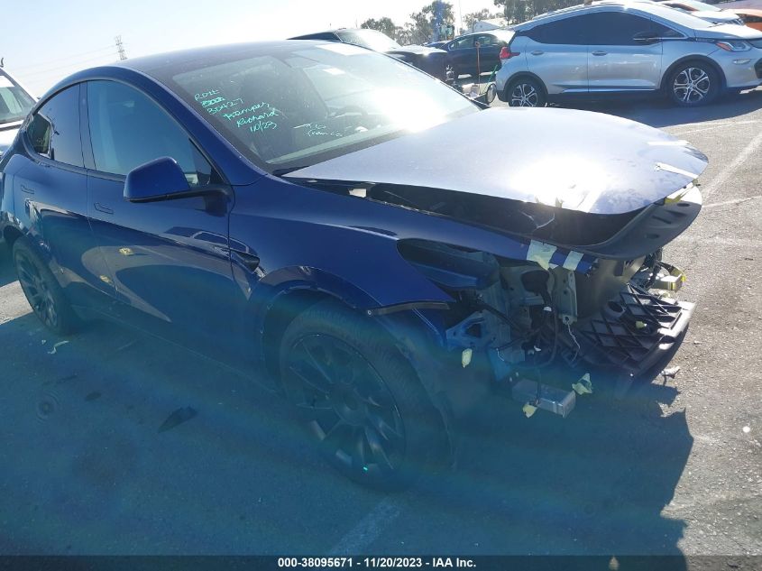 7SAYGDEE1NF427984 TESLA MODEL Y LONG RANGE DUAL MOTOR 2022