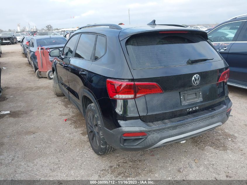 VIN 3VVDX7B22NM004335 2022 VOLKSWAGEN TAOS S