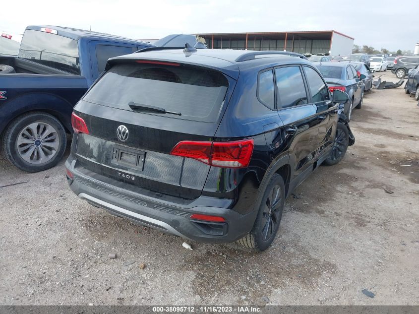 VIN 3VVDX7B22NM004335 2022 VOLKSWAGEN TAOS S