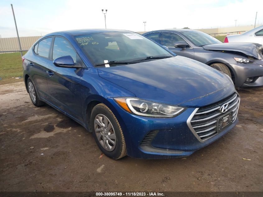 2017 HYUNDAI ELANTRA SE - 5NPD74LF4HH162796