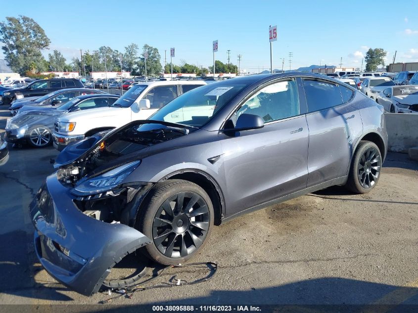 2021 TESLA MODEL Y - 5YJYGDEEXMF255949