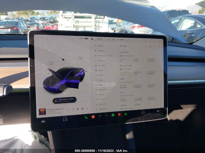 2021 TESLA MODEL Y - 5YJYGDEEXMF255949