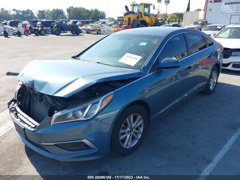 2017 HYUNDAI SONATA 2.4L - 5NPE24AF5HH490055