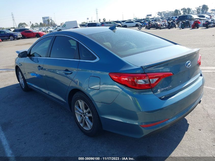 2017 HYUNDAI SONATA 2.4L - 5NPE24AF5HH490055