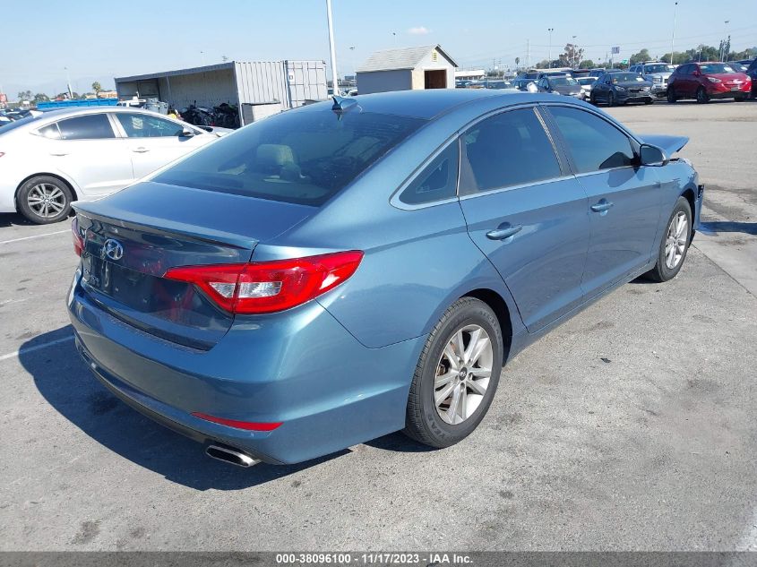 2017 HYUNDAI SONATA 2.4L - 5NPE24AF5HH490055