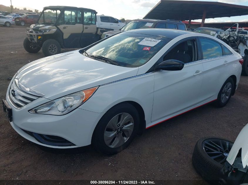 2014 HYUNDAI SONATA GLS - 5NPEB4AC3EH825380