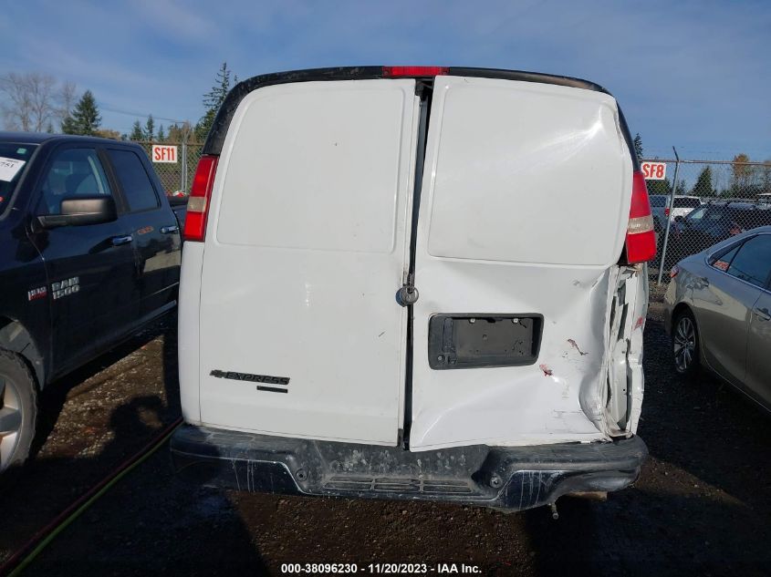2014 CHEVROLET EXPRESS 3500 WORK VAN 1GCZGTCG0E1186315