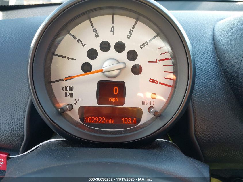 2013 MINI COUNTRYMAN COOPER S WMWZC5C56DWP33852