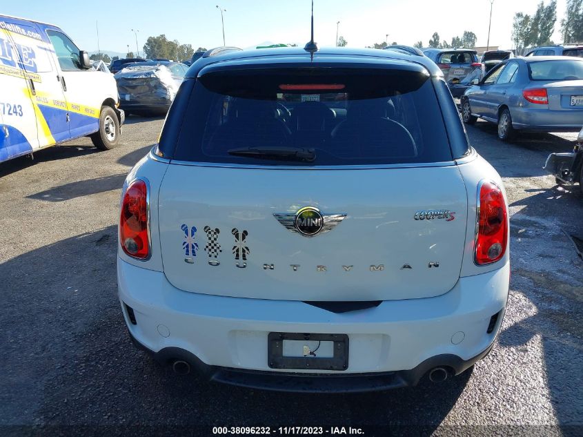 2013 MINI COUNTRYMAN COOPER S WMWZC5C56DWP33852