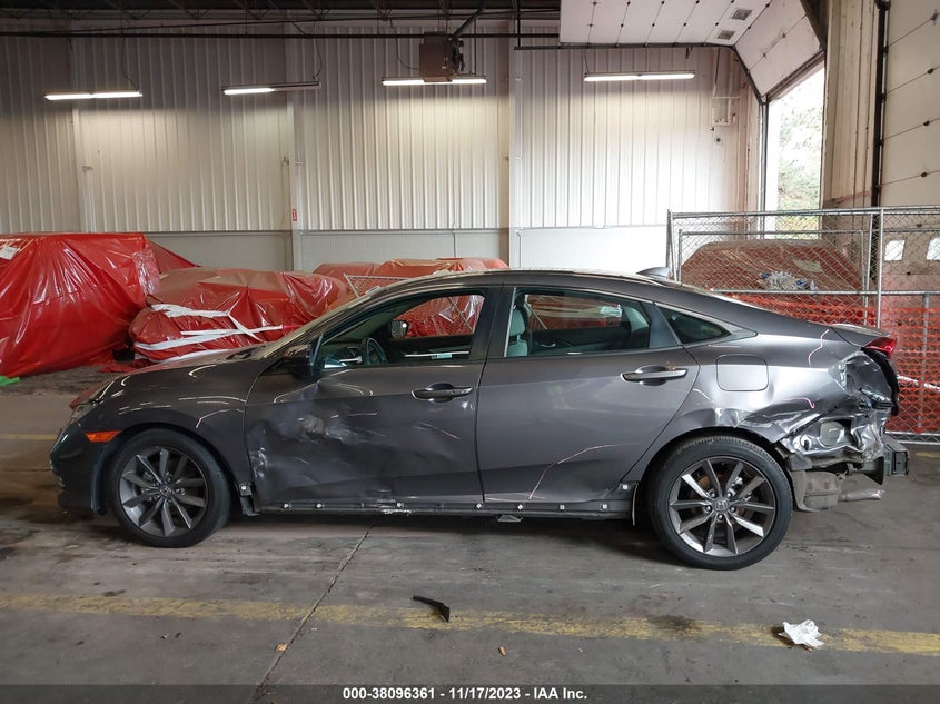 VIN 19XFC1F36ME203626 2021 HONDA CIVIC EX