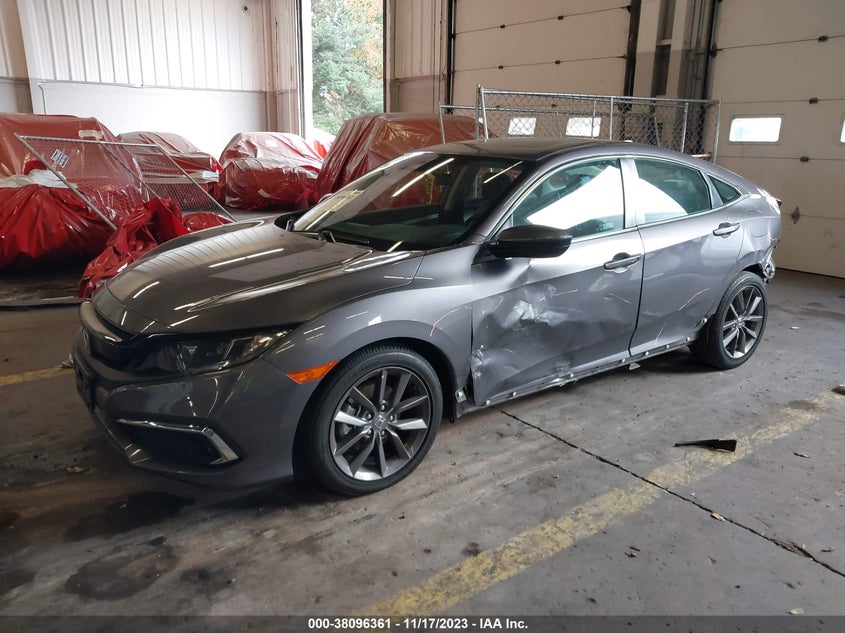 VIN 19XFC1F36ME203626 2021 HONDA CIVIC EX