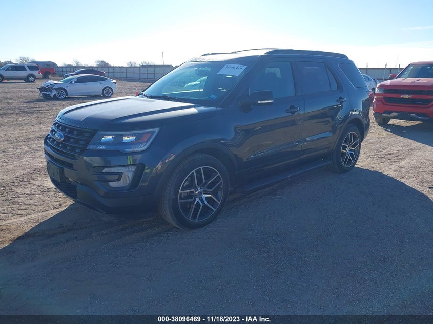 VIN 1FM5K8GT3HGD63843 2017 FORD EXPLORER SPORT