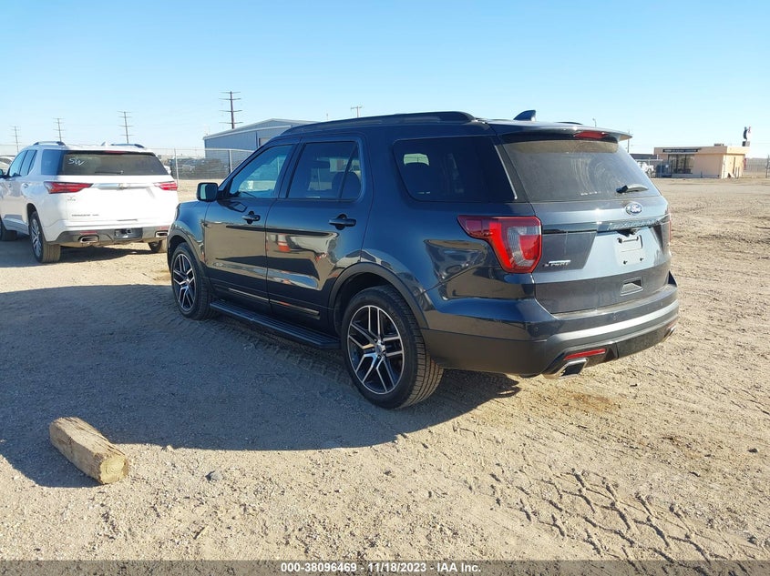 VIN 1FM5K8GT3HGD63843 2017 FORD EXPLORER SPORT