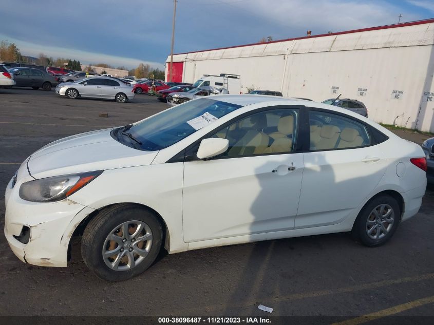 2013 HYUNDAI ACCENT GLS - KMHCT4AE4DU325542