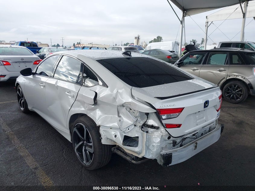 VIN 1HGCV3F28NA024087 2022 HONDA ACCORD HYBRID SPORT