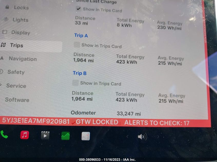 2021 TESLA MODEL 3 STANDARD RANGE PLUS - 5YJ3E1EA7MF920981