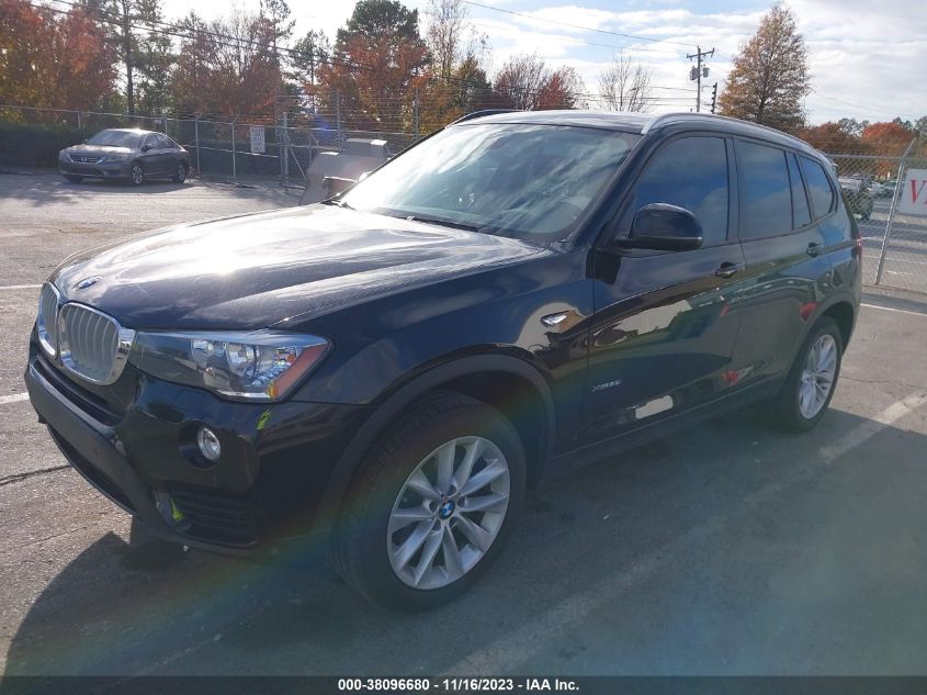 2017 BMW X3 XDRIVE28I - 5UXWX9C54H0D97761