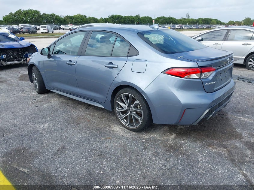 VIN 5YFS4MCE0NP102665 2022 TOYOTA COROLLA SE/NIGHT SHADE