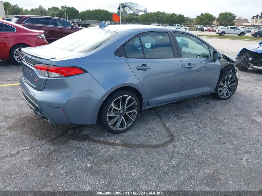 VIN 5YFS4MCE0NP102665 2022 TOYOTA COROLLA SE/NIGHT SHADE