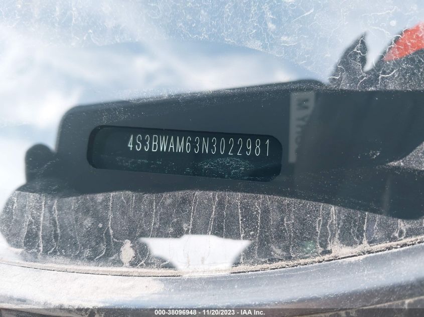 2022 SUBARU LEGACY LIMITED - 4S3BWAM63N3022981