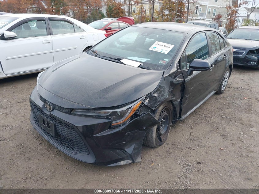 VIN 5YFEPMAE0MP168638 2021 TOYOTA COROLLA LE