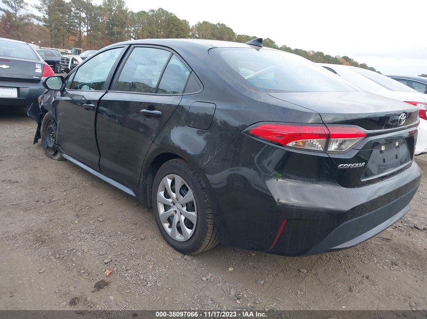VIN 5YFEPMAE0MP168638 2021 TOYOTA COROLLA LE